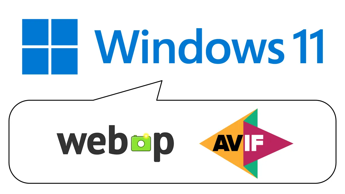WebpとAVIFをWindowsでローカルに使ってみる